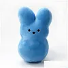 Stuffed Plush Animals Easter Bunny Peeps Toys Y Cute Rabbit Simation Animal Doll For Kids Children Soft Pillow Birthday Gifts Drop Dhcts