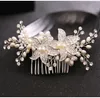 Headpieces Bruids Hair Comb Po Studio Decoratief strass kralen hoofddeksel