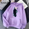 Dames hoodies sweatshirts Draco Malfidus met groene slangprint hoodie vrouwen casual fleece sudaderas student mode harajuku hooded 230216