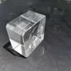 Dekorativa figurer 5st Glass Crystal Ball Holder Clear Display Stand Base för sfär