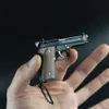 ベレッタ92fメタルピストルガンミニチュアモデルおもちゃ1：3取り外し可能な手ストレスリリーフフィジェットキーチェーン銃のおもちゃギフトクリアホルスター1642
