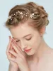 Headpieces Bridal Wedding Gold Leaf Rhinestones Headband Headpiece Hair Accessories For Women