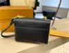 2023 Designer Twist Denim Umhängetaschen Damen Leder Klassisch Verstellbare Kette Handtasche Diagonale Spanne Elegante Schulterrückseite Sphärische Wasserwelligkeit Farbverlaufstasche