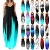 Casual Dresses Women Dress Long Maxi V Neck Loose Cotton T Shirt för Summer Short