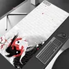 Muskuddar handled vilar mus kuddar fisk taichi neutrala bord mattor datormuspadföretag Big Desk Pad 100x50cm Stora Gamer Mousepads Musmatta T230215