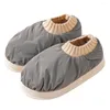 Slippers winter voor dames dames warme gesloten achterhuis schoenen gezellige slip aan met pluche voering binnen buiten