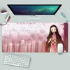 Mouse pads Pulseira Restra Nezuko Bording Borge Mouse Pad Game Xl Gamer Teclado PC Mat Mat Takuo Computador Tablet Mat