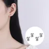 2 Or 5 Or 10Pcs/Pack Stainless Steel Ear Tragus Cartilage Piercing Helix Ear Lobe Stud Earrings For Women Jewelry Trend New ball 5mm