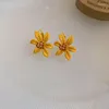 Stud Earrings Japanese And Korean Small Fresh Flower Ear Hooks Fashion Simple Ladies