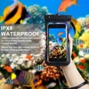 Vattent￤t telefonp￥sar Universal Waterproof Case Dry Bag For iPhone 14 13 12 11 Pro Max Plus XS XR X 8 Galaxy S22 S21 S20 Pixel upp till 7,0, IPX8 Undervattens Telefonskydd