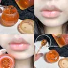 Fuktgivande läppbalsam Närande Anti-sprickbildning unisex läppolja Honey Peach Sleeping Lip Care Mask