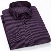 Men's Dress Shirts Plus Large Size 9XL 8XL 7XL Mens Casual Business Long Sleeved Shirt Classic Plaid Striped Male Social Oversized 230216