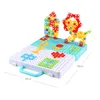 Outils atelier enfants vis autoperçante écrou Puzzles jouets semblant jouer outil perceuse démontage assemblage enfants perceuse 3D Puzzle jouets pour garçon 230216