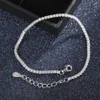 Pulseras con dijes ELESHE Tenis de plata esterlina 925 para mujeres con cadena de eslabones de circonio cúbico Antialergia Sterlingsilverjewelry 230215