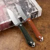 Esercito Coltello Fisso CSGO Autodifesa 14c28n Acciaio Campeggio Esterna Sopravvivenza Affilata Tattiche di Caccia Militare Strumento EDC Coltello Dritto