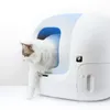 その他の猫のサプライグローバルバージョンPetkit Pura Max Litter Box wifiの大型サンドボックスArenero gato Cerrado 230216のための自動クリーニングトイレ