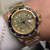 diamond watch mens watch Automatic Mechanical movement watches Warterproof Watch 40mm Business Waterproof montre De Luxe gold