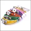 Bedelarmbanden Noosa mtilayer snap knop armband DIY 18mm gember gevlochten lederen vrouwen mannen snaps sieraden drop levering dhdqm