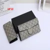 WF Designer Vintage Wallet Purses Men Pochette 2st Set Purse Women Mini Clutch Påsar präglade företag Kreditkortshållare Plånböcker 246O