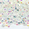 XULIN Jelly Ab Resin Rhinestone Transparent Ab Color Bling Bling Non Fix Falt Back For Diy Crafts Decoration2220