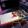 Maus -Pads Handgelenk ruht Arcane Super Soft LED Rückenleuchtung Gaming Maus -Pad -Hub PC 4 in 1 USB LOL DESK MAT League of Legends Jinx Jayce VI Custom RGB Teppich T230215