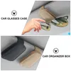 Interieuraccessoires 1 st Duren Duurzame draagbare auto zonnebril Case Sun Visor Opslagclip