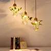 Anhänger Lampen Glas Topf Licht Pflanze Wachsen Holz Retro Lüster Hängende Leuchten Led Blume Leuchte Suspendu Wohnkultur