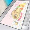 Muskuddar handled vilar kawaii tecknad rosa sumikko gurashi mus pad anime gabinete gamer tabell spel tillbehör tangentbord skrivbord matta lol mousepad t230215