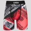 Märke män shorts designer kläd bomull boxare underkläder sexiga underbyxor tryckta mjuka andningsbara korta byxor med paket