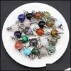 Charms Reiki Healing Assorted Dowsing Pendum Circar Cone Crystal Pendants For Necklace Accessories Jewelry Making Drop Delivery Find Dhxub