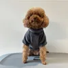 Hundkläder Vinter Taddy tröja Kläder Chihuahua Mjuk valp mode förtjockande fast färgdesignkläder för husdjurshundar
