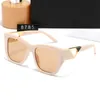 2023 Designer Sunglasses Classic Eyeglasses Goggle Outdoor Beach Sun Glasses For Man Woman 7 Color Optional Triangular signature