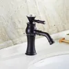 Badkamer wastafel kranen gizero zwart kraan bassin mixer kristal enkele handgreep vaste messing water tap gi635