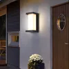 Utomhusvägglampor Moderna ljus Vattentät IP65 Motion Sensor LED -belysning 18W 30W Porsa Lights Balcony Garden Street Lightingoutdoor