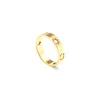 Love Wedding Band Ring di lusso per donne Accessori Designer Accessori Star Bague Homme Jewlery Designers Letter Mens Ploted Silver Gold Rings E23