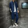 Herrspårar kinesiska stil retro tang kostym bomull linnet lapptäcke plus storlek tryckt hanfu män kläder 2023 tryckkläder 5xl man