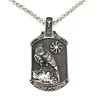 Pendentif Colliers Aigle Slave Kolovrat Amulette Bijoux Viking Runes Algiz Fermoir Vintage Collier Hommes Talisman