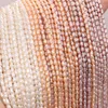 Perlen Andere Natürliche Perle Süßwasserperlen Strang Kleine Perle Für DIY Schmuckherstellung Ohrring Halskette Armband Frauen Größe 3-6mmAndere