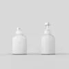 Storage Bottles 5pcs 300ml Empty Travel White Round Screw Pump Lotion Containers For Cosmetic Packaging Shampoo Bottle With Dispenser