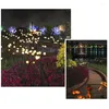 Luzes solares ao ar livre Delicate Garden Decorativo Iluminado Pátio Pátio Patio Paisagem Sofra Luz