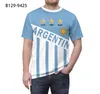 Realfine T Shirt Argentina World Cup Champion Memorial Shirts T-shirts For Men Size S-XXL