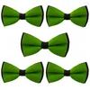 Bow Ties 5 szt. Klasyczny wstępnie związany krawat szkoła ślubna Regulowane Bowties Bwtyy1002