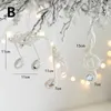 Decorazioni natalizie Pendenti pendenti per alberi lucidi Glitter Piccoli ornamenti di cervo di Natale Alce Buon arredamento Accessori per l'anno felice