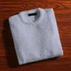 Men's Sweaters Sweater Slim Fit Basic Warm Furry V Neck Men Winter For Daily Wear