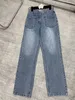 2023 Designer Jeans feminino jeans feminina jeans jeans jaqueta feminina feminina Milan Runway Designer vestido casual de mangas compridas roupas de manga longa A2
