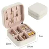 Storage Boxes Fashion Luxury Jewelry Bag Travel Portable Earrings Leather Box