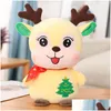 Animaux En Peluche En Peluche 2022 25 Cm Nouveau Style En Gros Dessin Animé Jouets Belle Petit Cerf Pour Noël Drop Delivery Cadeaux Dhvyw