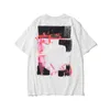 Off T-shirt da uomo Offs White Irregular Arrow Summer Finger Loose T-shirt casual a maniche corte per uomo e donna Lettera x stampata sul retro 4Z3L LS6G