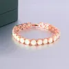 Bracelets porte-bonheur CiNily blanc opale de feu pierre chaîne lien bracelets argent plaqué luxe plus grand Boho Bohême été bijoux cadeaux femme 230215