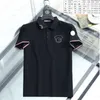 2023 Stylistowe koszulki polo luksusowe marka męska designerka polo t shirt letnia moda oddychająca na krótki rękaw